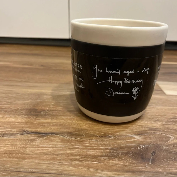 Starbucks Celebration Mug 16oz Coffee Tea Chalkboard Personalize 2009 Ceramic - Picture 4 of 6